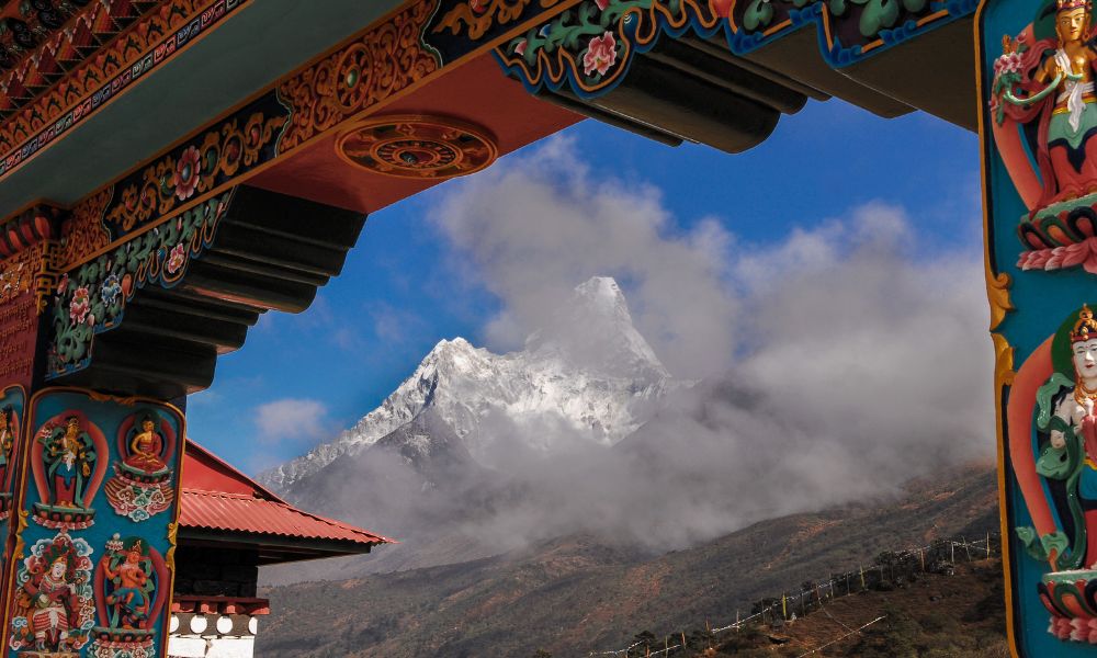 Montañas del Himalaya en Nepal